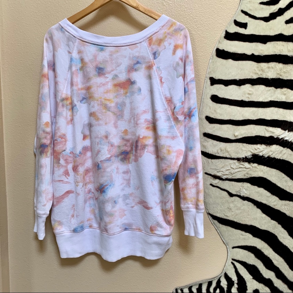 LOUNGE LIFE TIE DYE LS SWEATSHIRT size L